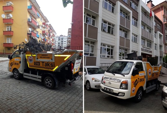 Başkan Hekimoğlu: “Daha Güzel Ve Daha Temiz Bir Arhavi İçin Çalışıyoruz” Çöp Taksi 7 Gün 24 Saat Hizmet Vermeye Devam Ediyor